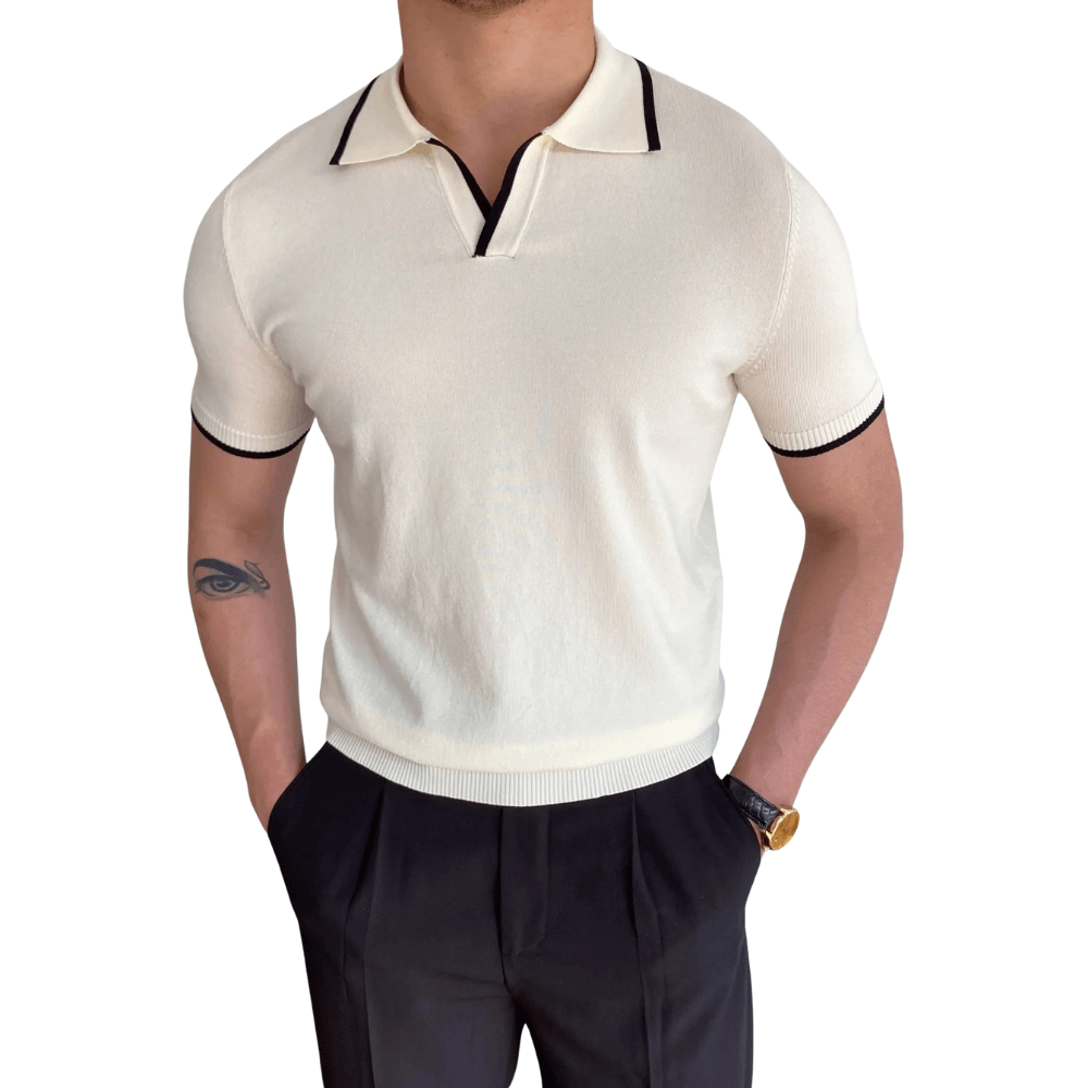 Auster Knit Slim Fit Polo