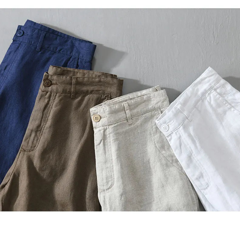 Auster Summer Linen Shorts