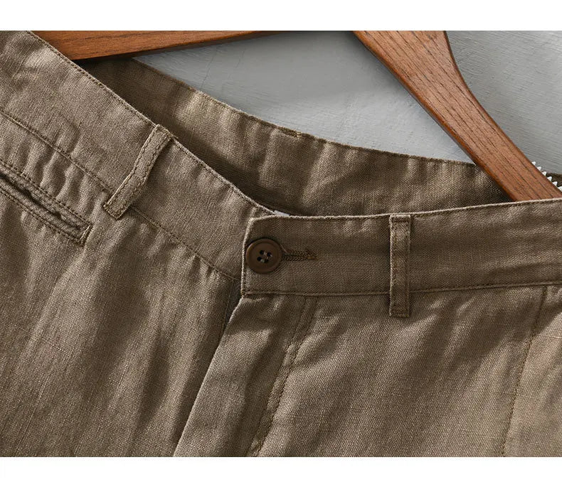 Auster Summer Linen Shorts