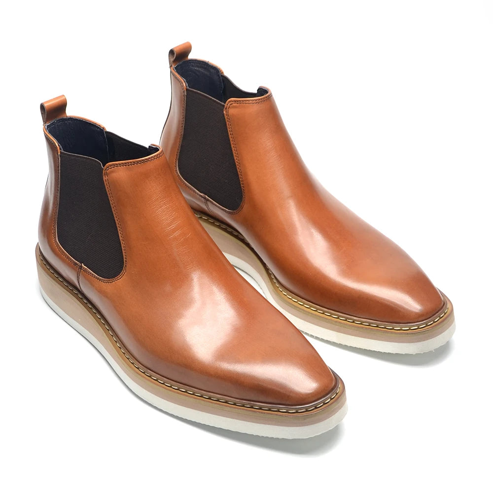 Auster Chelsea Boots Genuine Leather