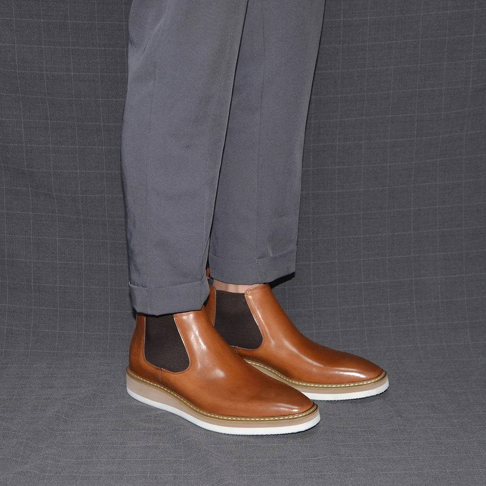 Auster Chelsea Boots Genuine Leather