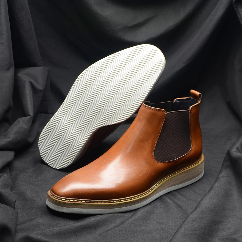 Auster Chelsea Boots Genuine Leather