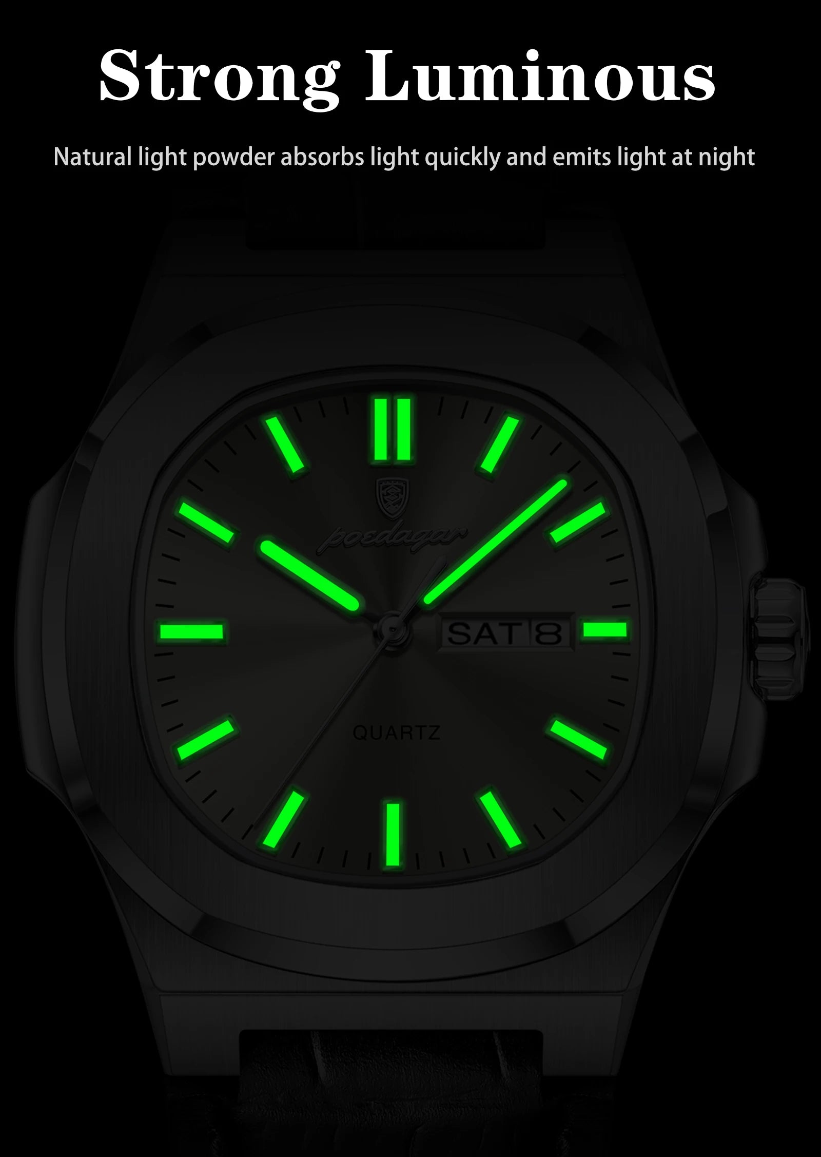 Auster Square Leather Watch