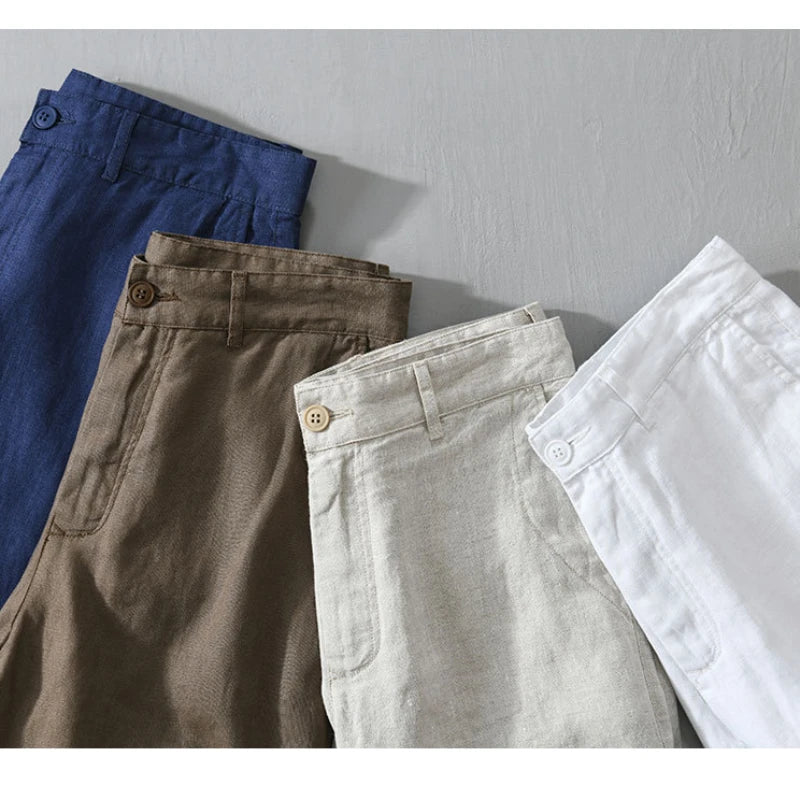 Auster Summer Linen Shorts