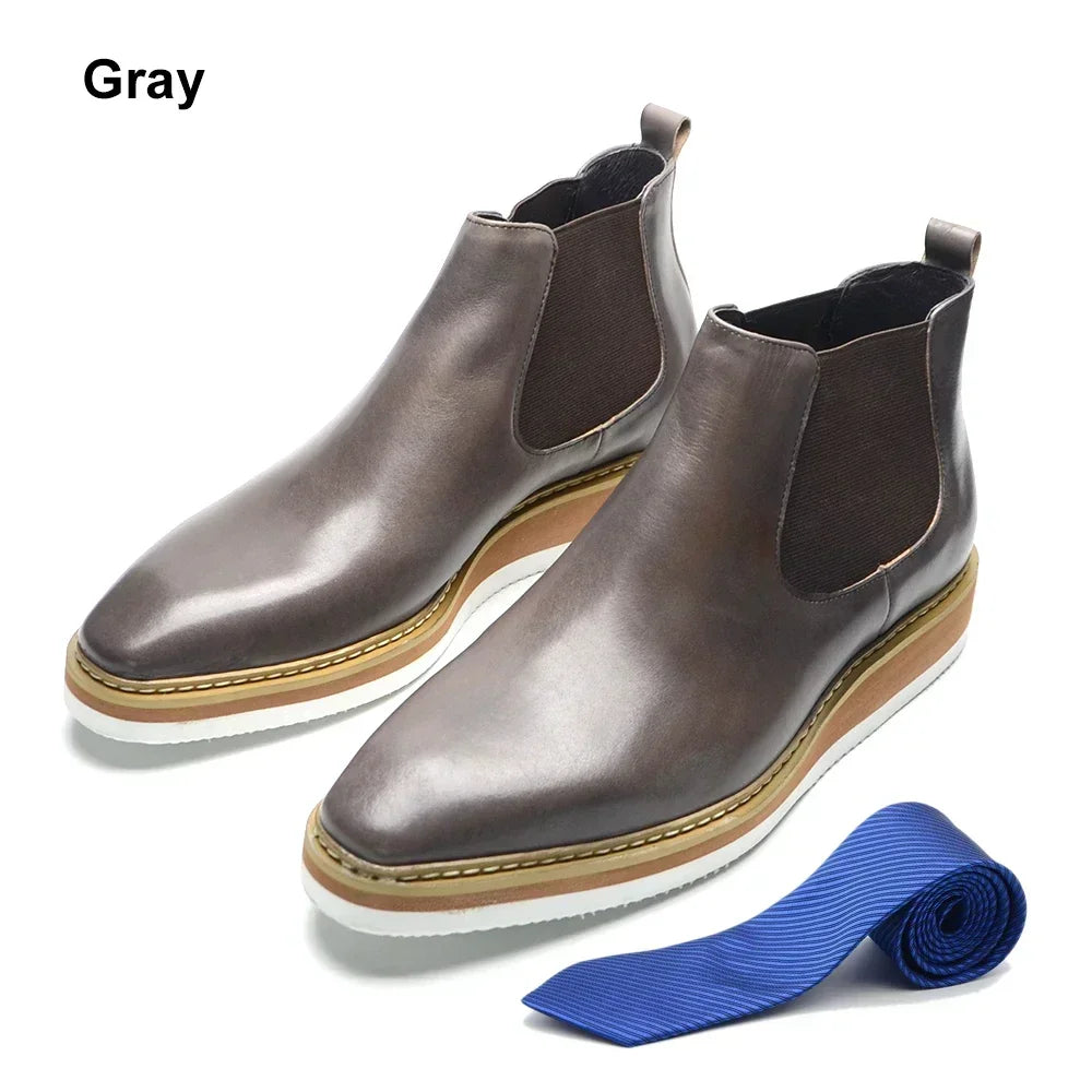 Auster Chelsea Boots Genuine Leather