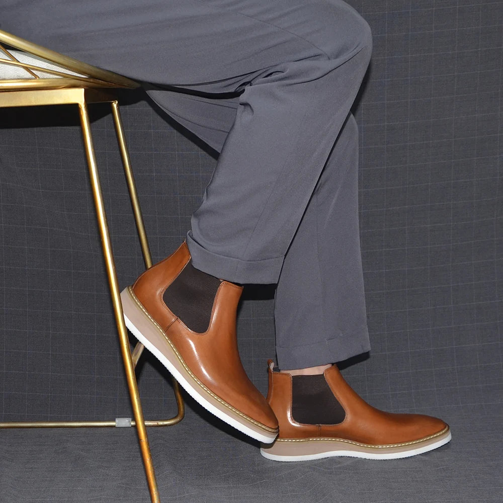 Auster Chelsea Boots Genuine Leather