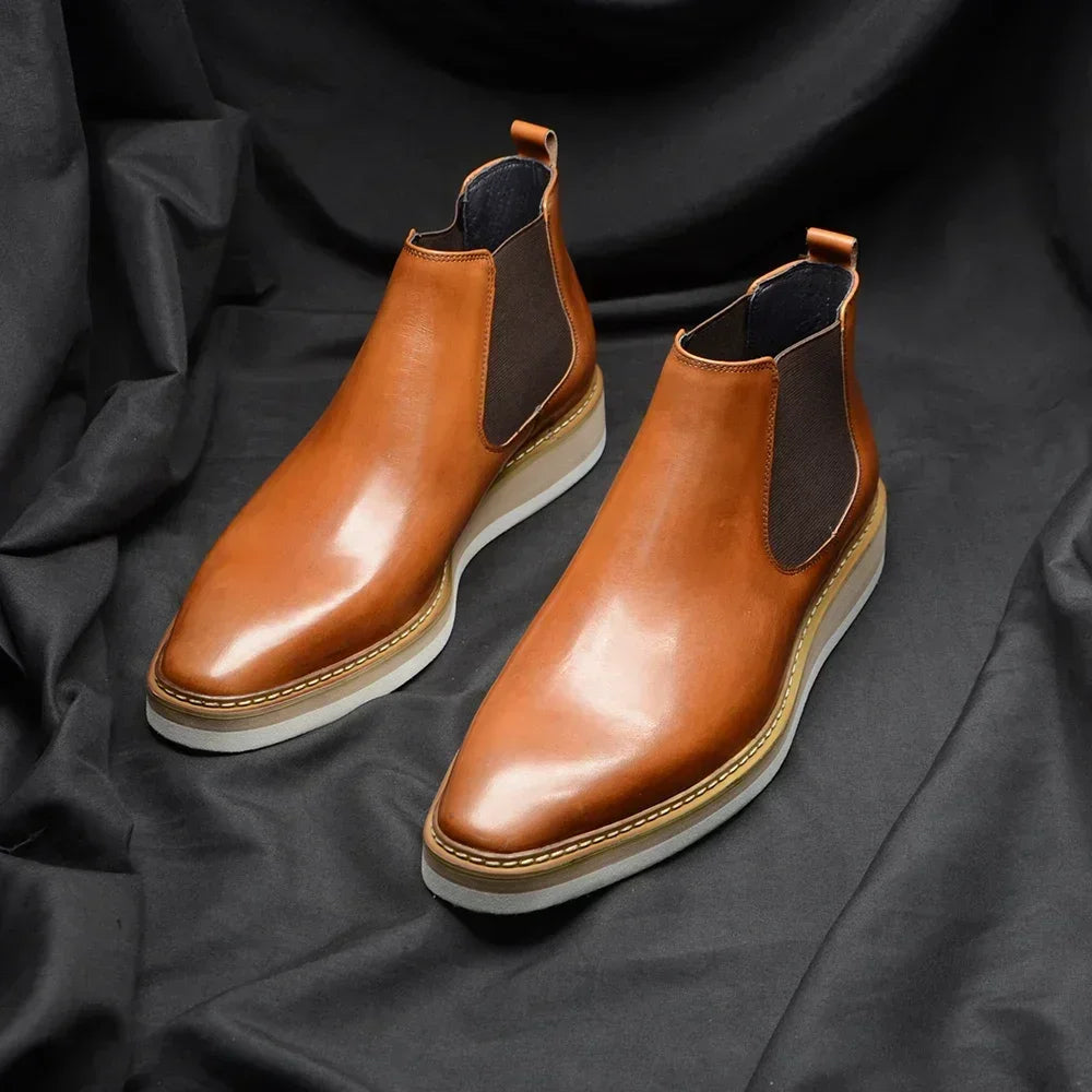 Auster Chelsea Boots Genuine Leather
