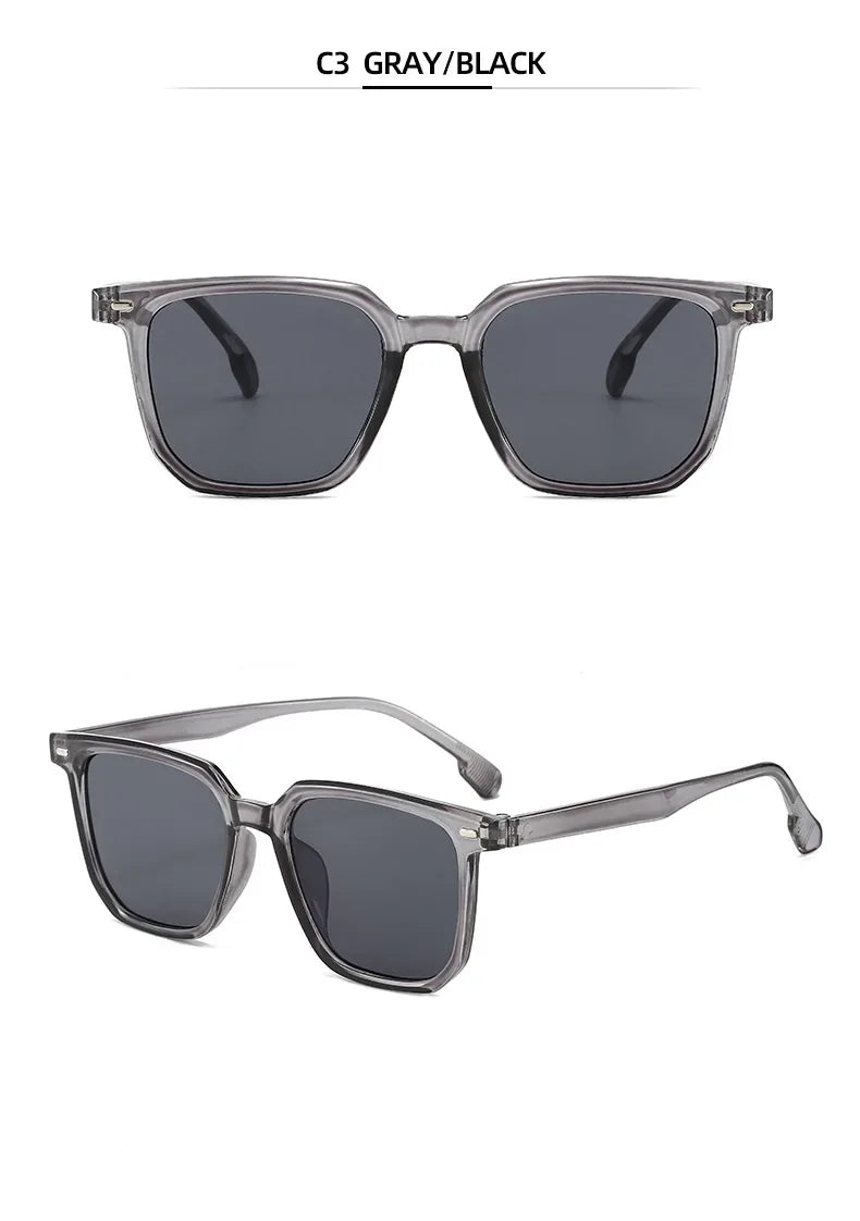 2024 Fashion New Sunglasses Men High Quality Retro Square Sunglasses Women Retro Sunglasses Women Classic Oculos De Sol Feminino