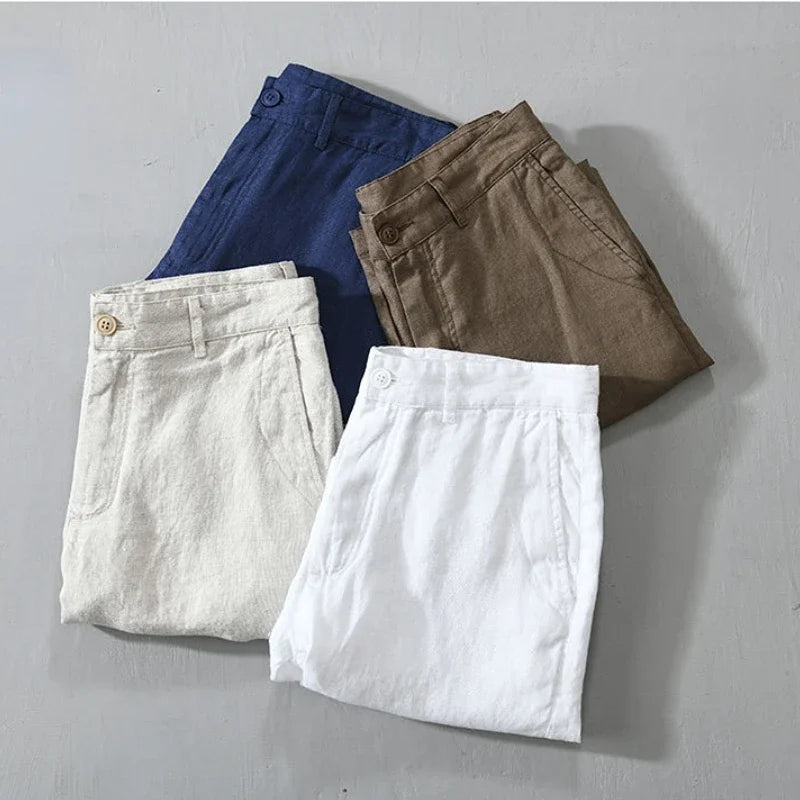 Auster Summer Linen Shorts