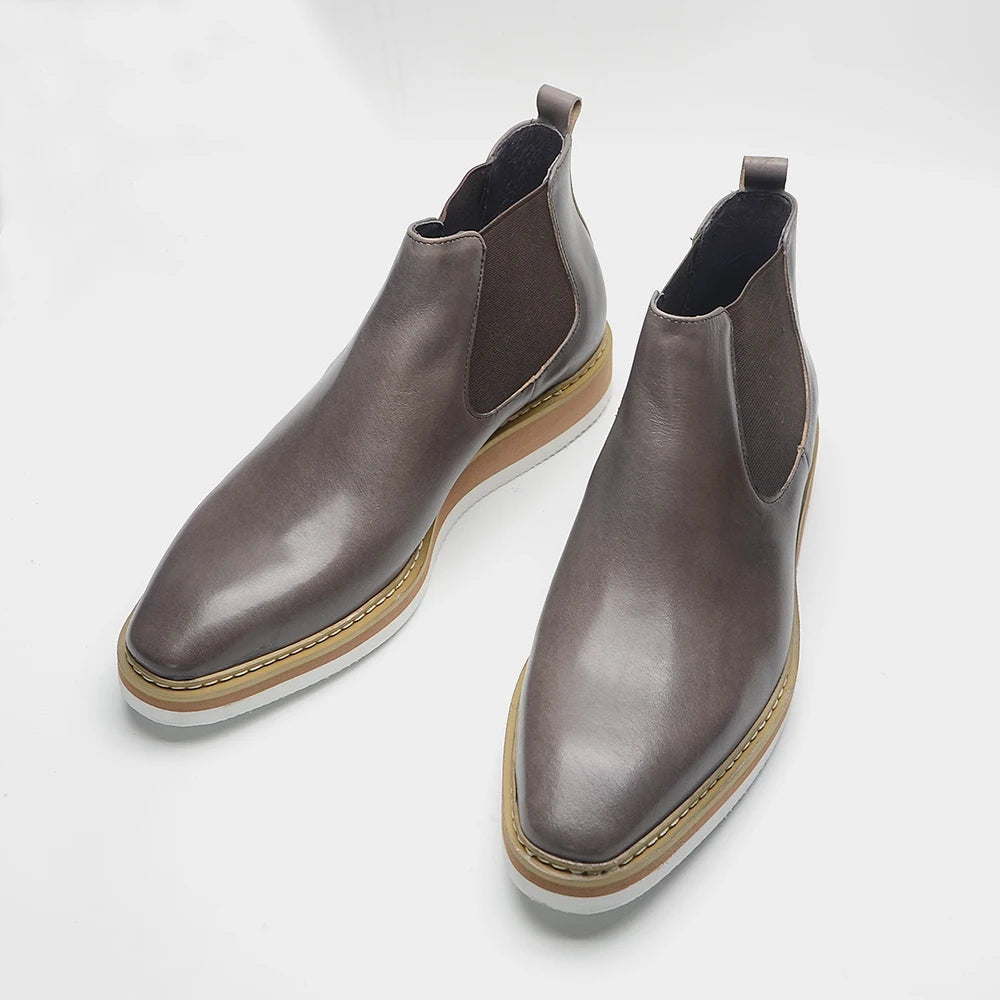 Auster Chelsea Boots Genuine Leather