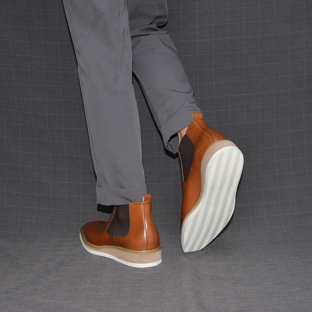 Auster Chelsea Boots Genuine Leather