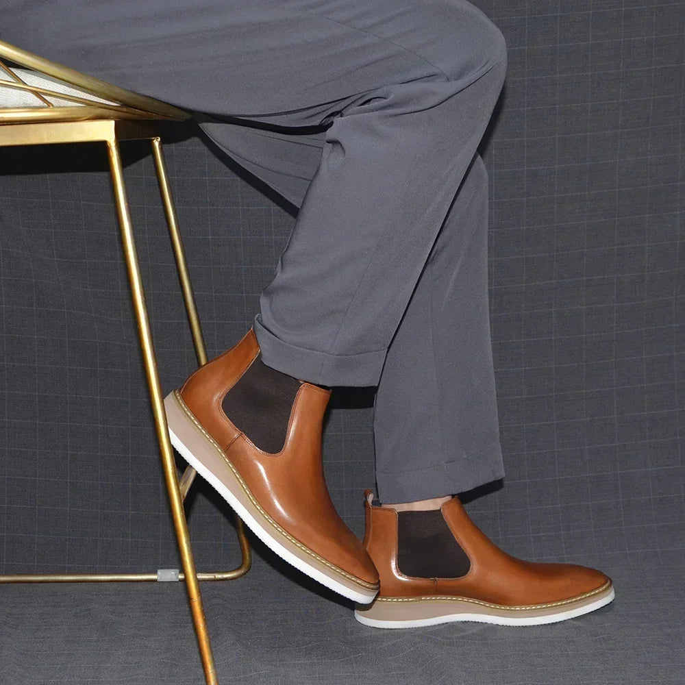 Auster Chelsea Boots Genuine Leather