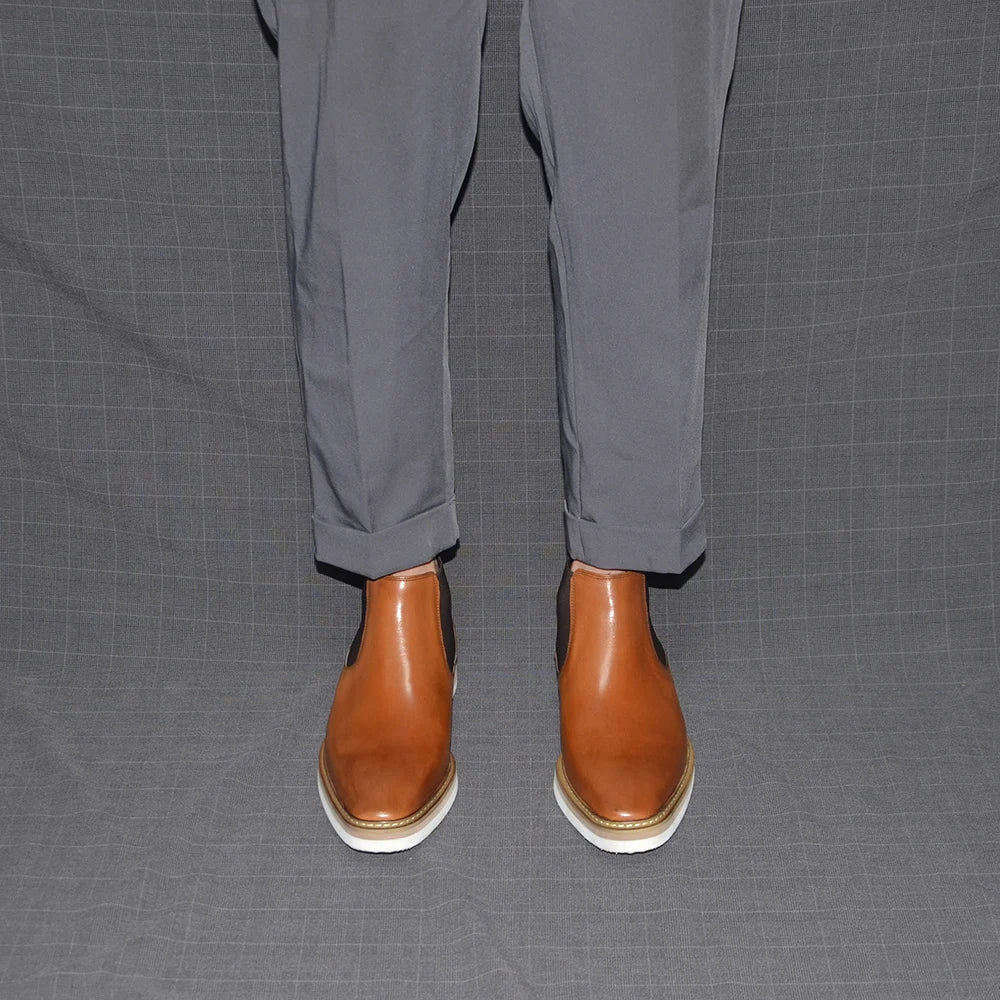 Auster Chelsea Boots Genuine Leather