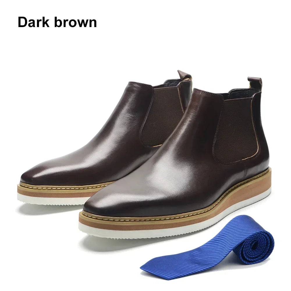 Auster Chelsea Boots Genuine Leather