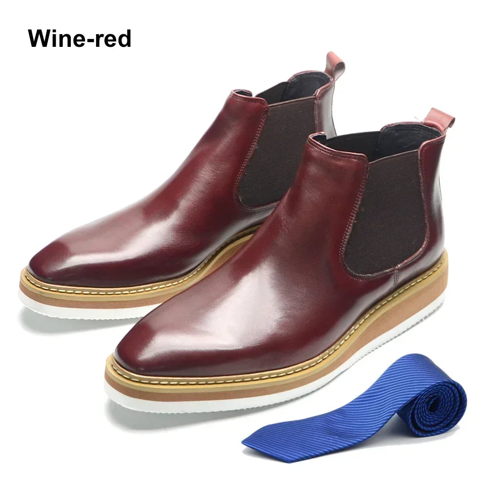 Auster Chelsea Boots Genuine Leather