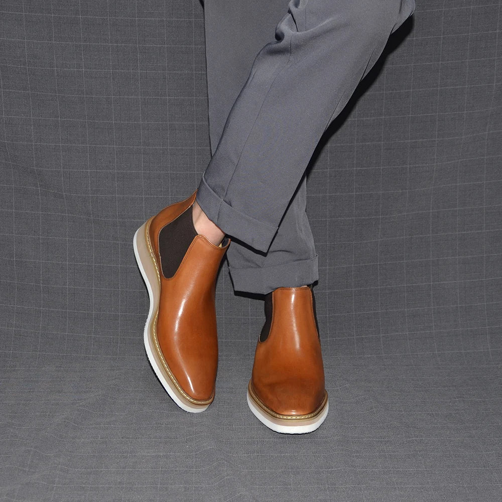 Auster Chelsea Boots Genuine Leather