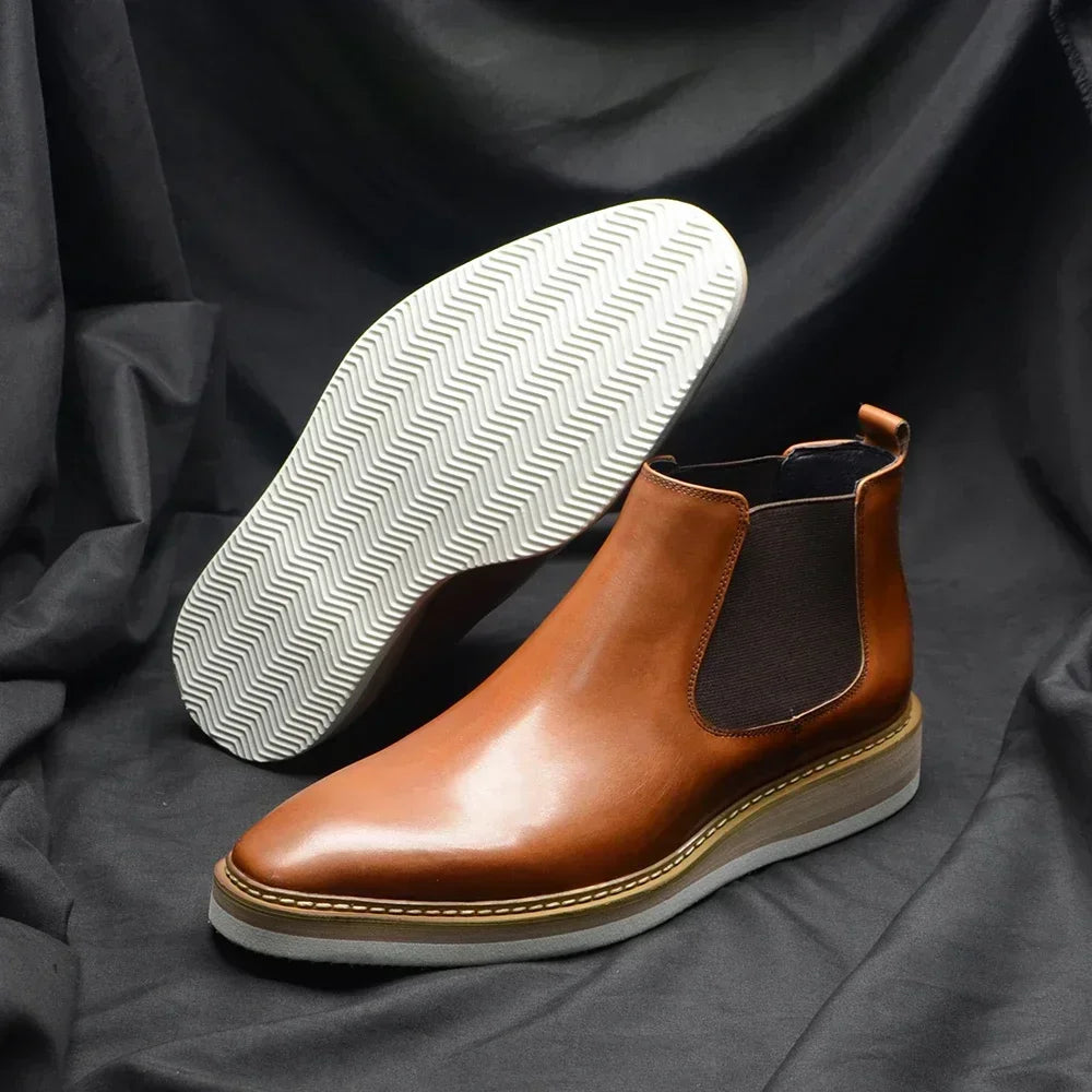 Auster Chelsea Boots Genuine Leather