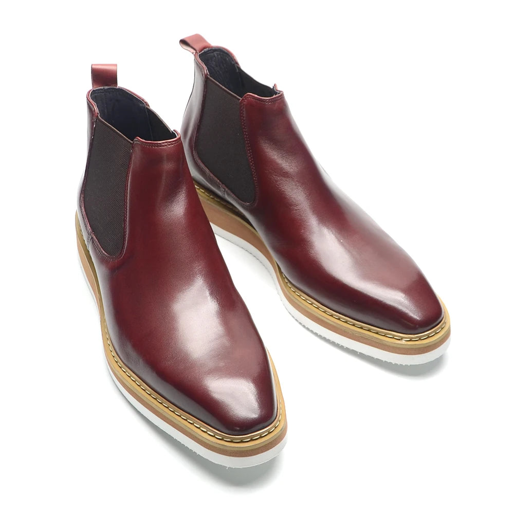 Auster Chelsea Boots Genuine Leather