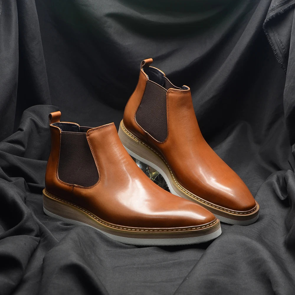 Auster Chelsea Boots Genuine Leather